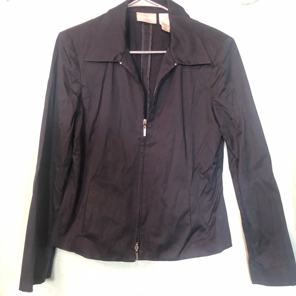 ❄️Liz Claiborne 12W tailored double zipper jacket - Picture 2 of 8